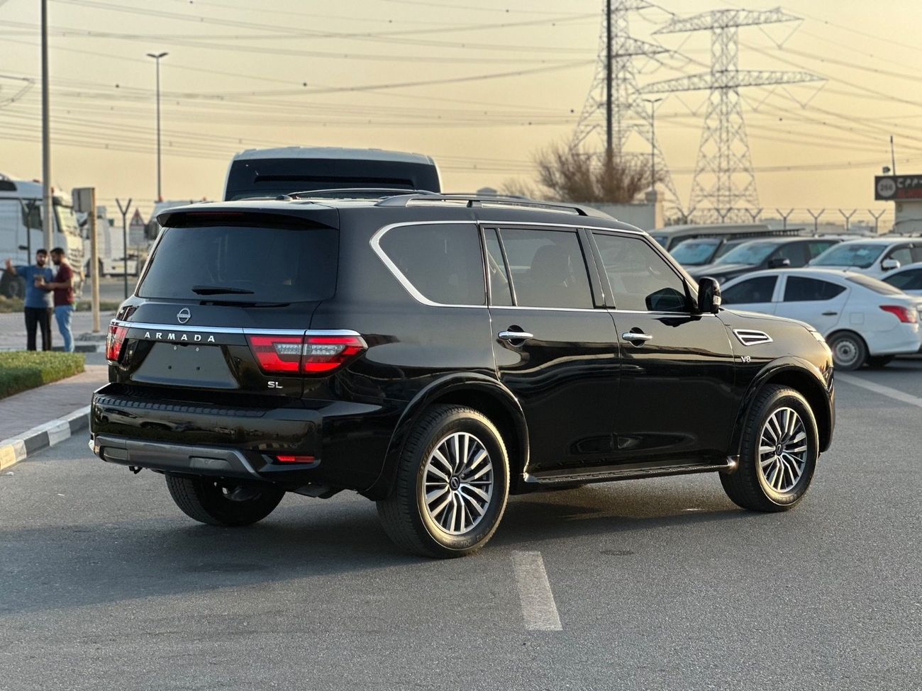 نيسان أرمادا SL 360 camera,Sunroof Full option