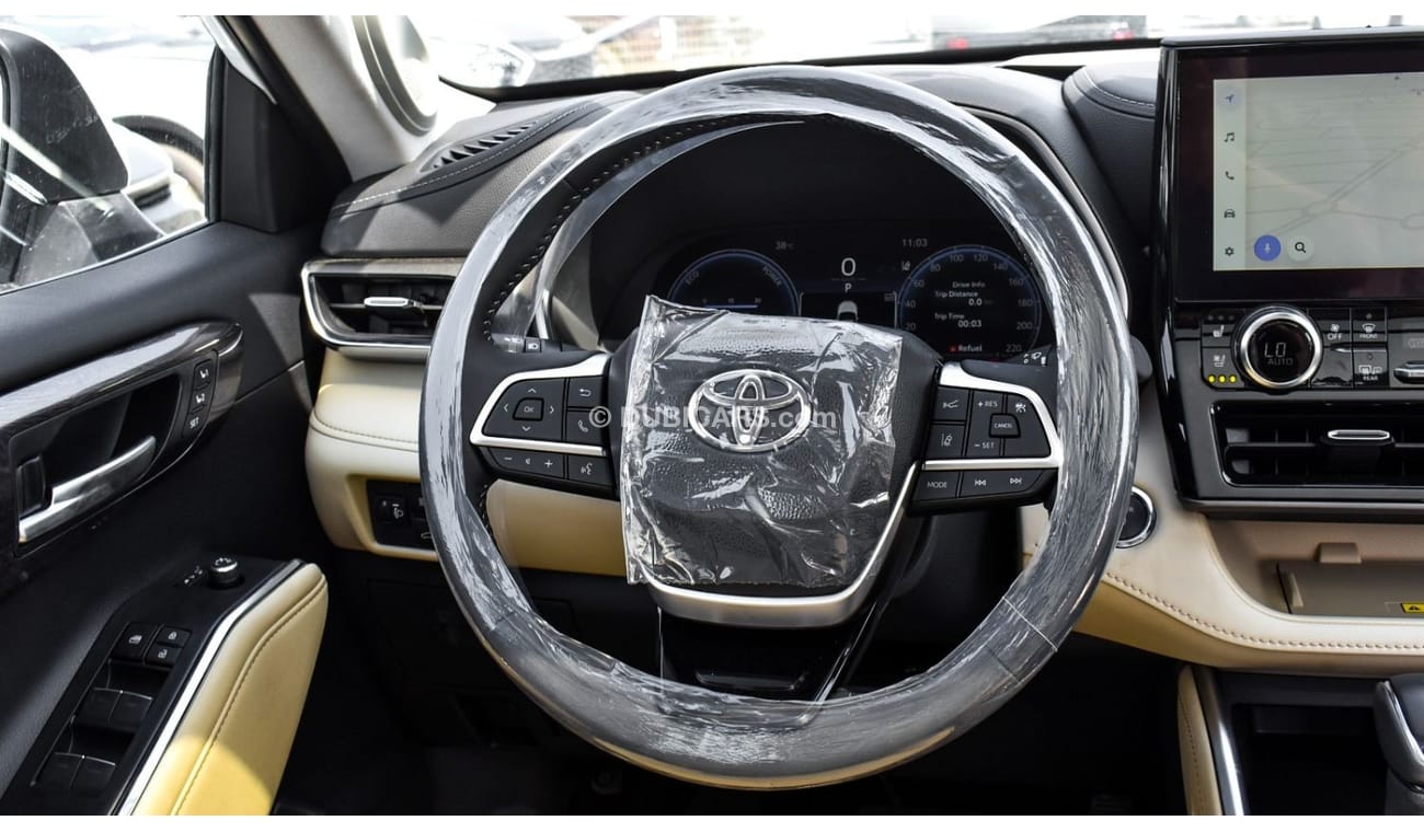 Toyota Highlander TOYOTA_HIGHLANDER_LIMITED_2.5L_HYBRID_2023_GCC_JBL_WHITE_BLACK