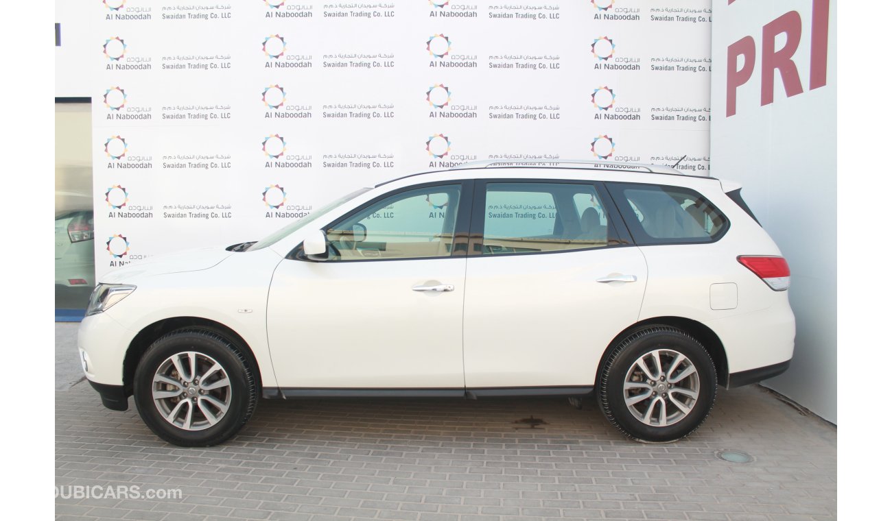 نيسان باثفايندر 3.5L V6 2015 S AWD GCC DEALER WARRANTY FREE INSURANCE