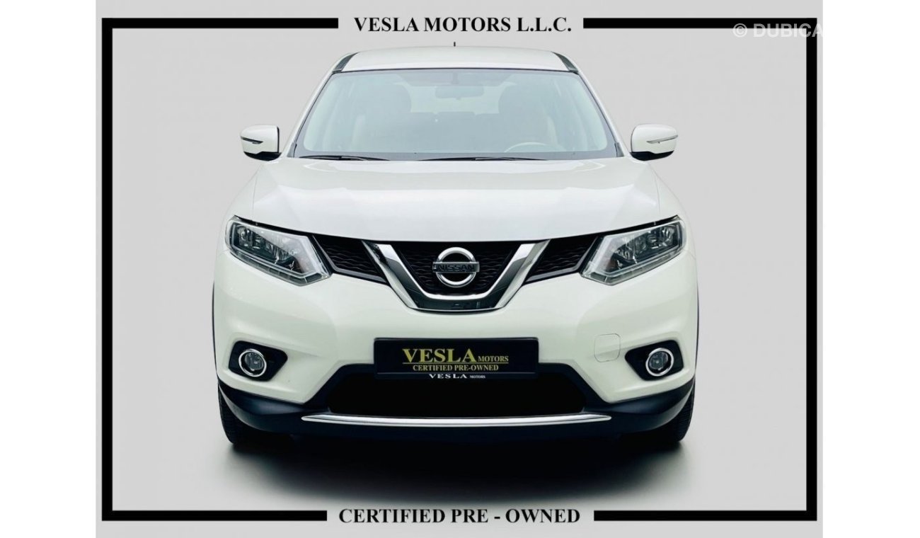 Nissan X-Trail SV + LEATHER SEATS + CRUISE CONTROL + NAVIGATION / GCC / 2017 / UNLIMITED MILEAGE WARRANTY / 985DHS