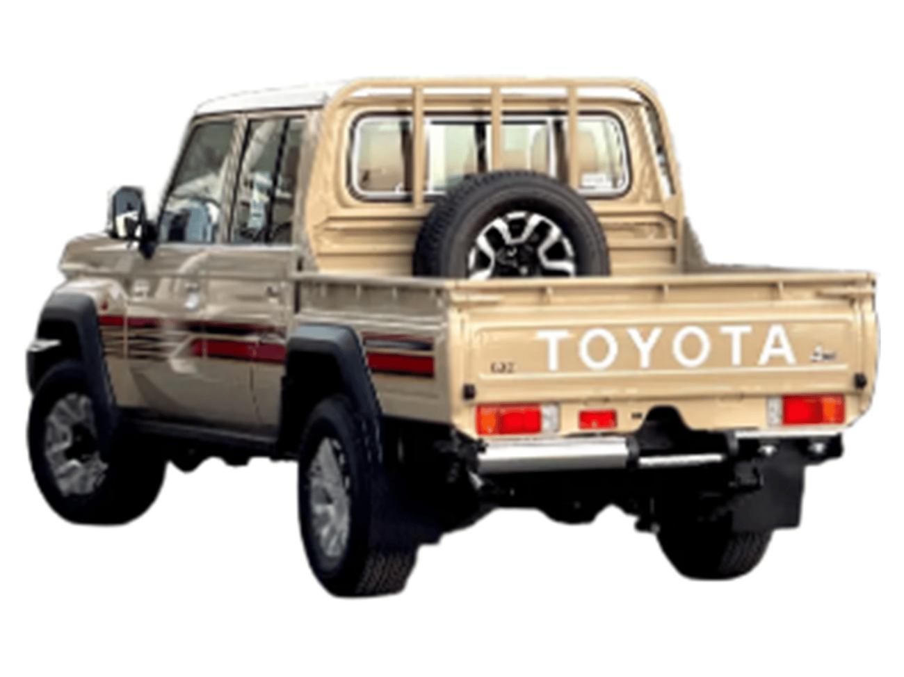 تويوتا لاند كروزر بيك آب ECT0138 - 2025 TLC79 DCab Pick Up - 2.8L Diesel Auto Beige - Full Options