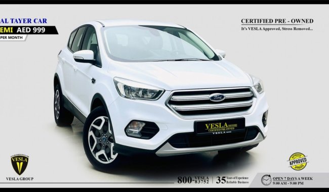 Ford Escape GCC / 2019 / LEATHER SEATS + NAVIGATION + KEYLESS START + CAMERA / DEALER WARRANTY UNTIL 100,000KMS