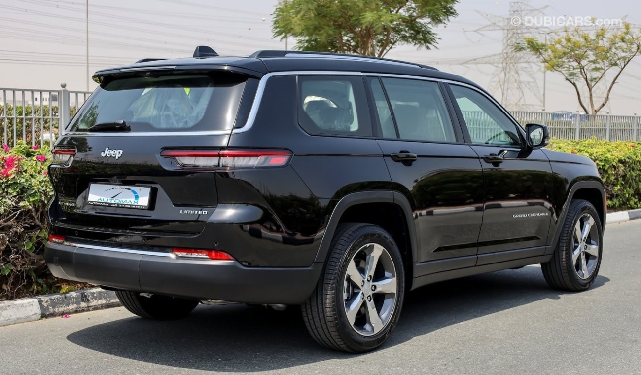 Jeep Grand Cherokee Limited L Plus Luxury 2022 , GCC , 0Km + FREE REGESTRATION + 3 Yrs or 60K Km WNTY @Official Dealer