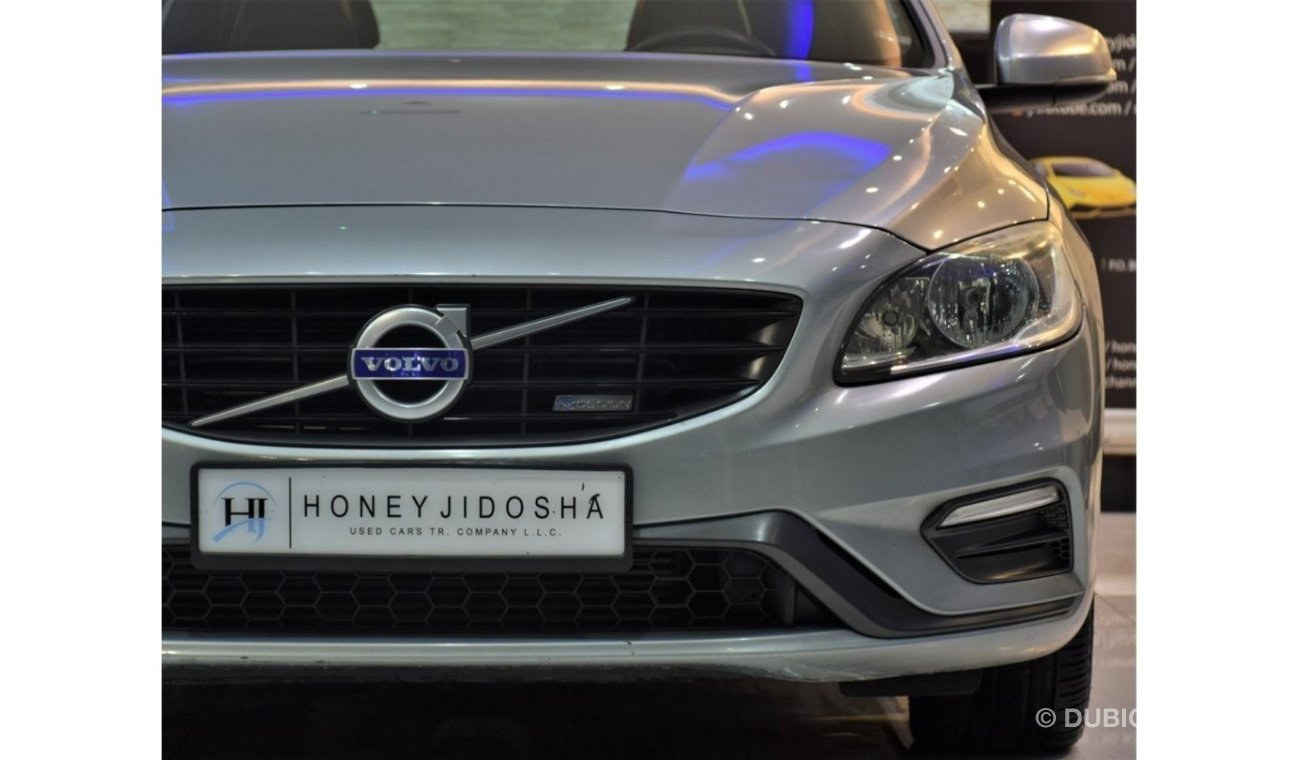 فولفو V60 EXCELLENT DEAL for our Volvo V60 T5 R-DESIGN 2014 Model!! in Silver Color! GCC Specs