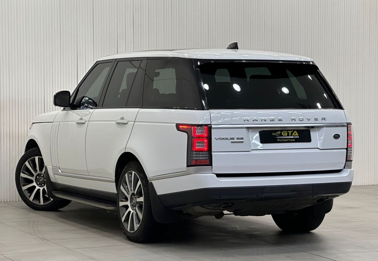 لاند روفر رينج روفر 2017 Range Rover Vogue SE Supercharged, 2024 Range Rover Warranty + Service Pack, Full Options, GCC