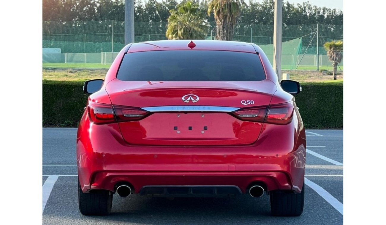 Infiniti Q50 Red Sport 400 INFINITI Q-50S TWIN TURBO 2021 US // LOW MILEAGE // GOOD CONDITION // FULL OPITION