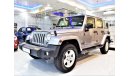 Jeep Wrangler ( ORIGINAL PAINT ( صبغه وكاله  ) Amazing Jeep Wrangler Sahara Unlimited 2016 Model!! in Silver Color