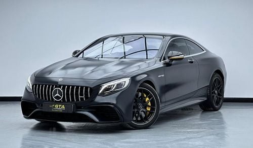 Mercedes-Benz S 63 AMG Std 4.0L (604 HP) 2018 Mercedes-Benz S63 AMG, Yellow Night Edition, Mercedes FSH,