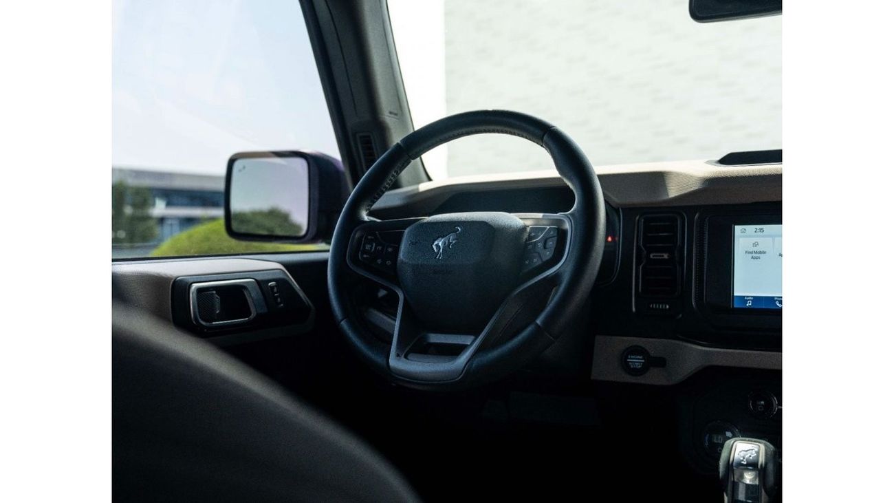 Ford Bronco Big Band AED 2,673 PM • BRONCO BIG BEND 2-DOOR • OFFICIAL FORD WARRANTY AND SERVICE PLAN UNTIL 2027