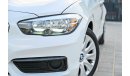 BMW 120i 1,155 P.M  |  0% Downpayment | Impeccable Condition!