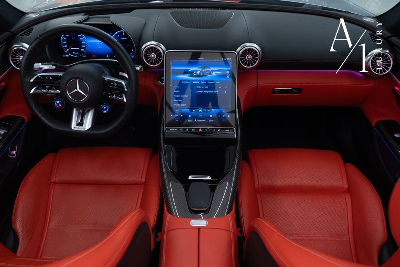 مرسيدس بنز SL 55 AMG Roadster 4Matic+ 2022 Mercedes Benz SL55 AMG 4MATIC+ Roadster, Mercedes Warranty + Service Pack, Ful