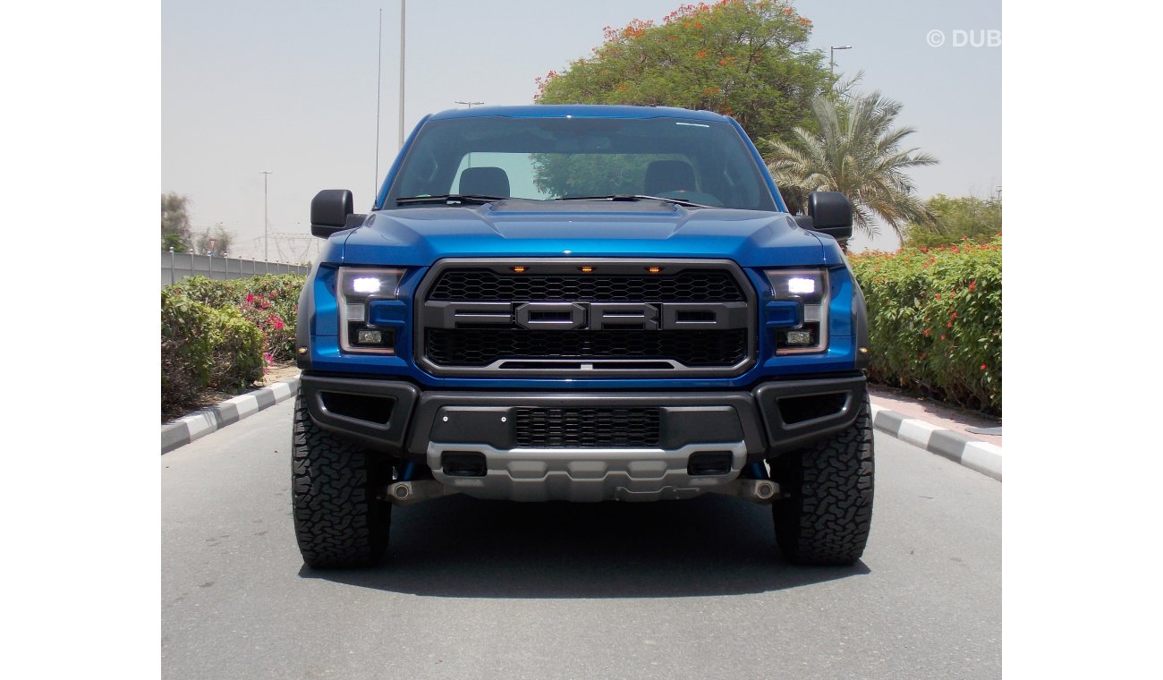 Ford Raptor 3.5L V6 GTDI Single Cab 450 hp GCC  With Dealer Warranty and Service Contract