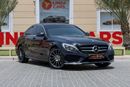Mercedes-Benz C 200 Mercedes-Benz C200 AMG Pack 2018 GCC under Warranty with Flexible Down-Payment.