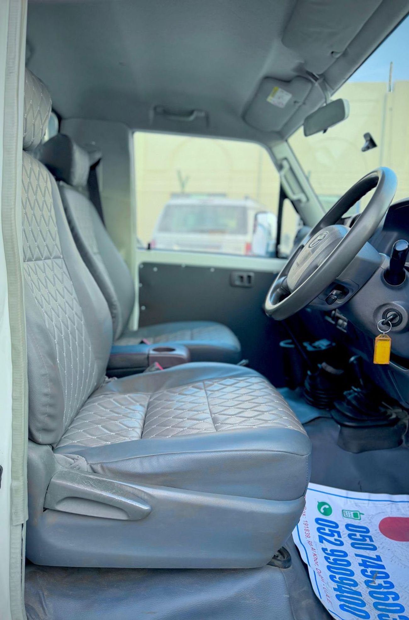 تويوتا لاند كروزر Toyota landcruise pickup single cab 2020Model 4.5 1VD Diesel engine RHD Colour White Interior grey 2