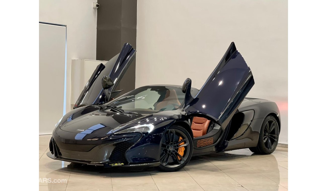 McLaren 650S 2015 McLaren 650S Spider Sapphire Black, McLaren Warranty-Service History, GCC