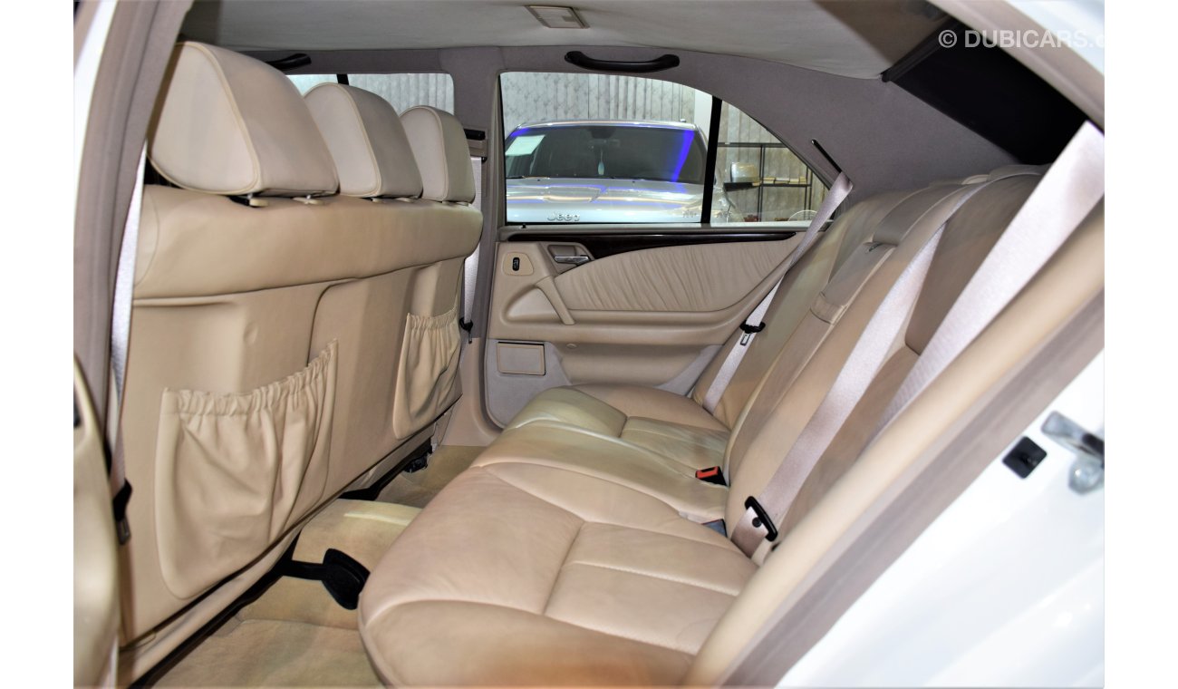 مرسيدس بنز E 320 VERY LOW MILEAGE! Mercedes Benz E320 XL ( LIMOUSINE ) 1998 Model!! in White Color! GCC Specs