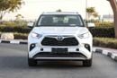 تويوتا هايلاندر تويوتا هايلاندر 2024 ديلوكس 4WD هايبرد - أبيض من الداخل أسود | للتصدير فقط