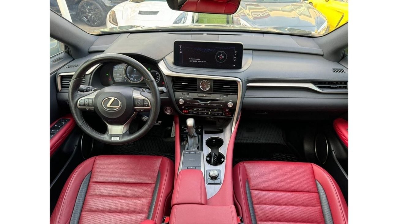 لكزس RX 350 F-سبورت لكزس RX 350 2020 F SPORT وارد كندا صبغ وكالة كلين تايتل صبغ وكالة بحاله ممتازه