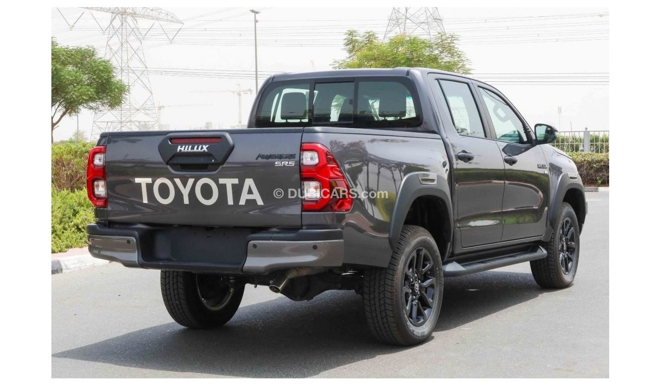 Toyota Hilux 2023 Toyota Hilux 4x4 DC 4.0 Adventure HI SR5 P A/T - Silver inside black