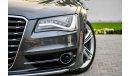 Audi S8 Under Warranty  - GCC - AED 2,664 PER MONTH - 0% DOWNPAYMENT