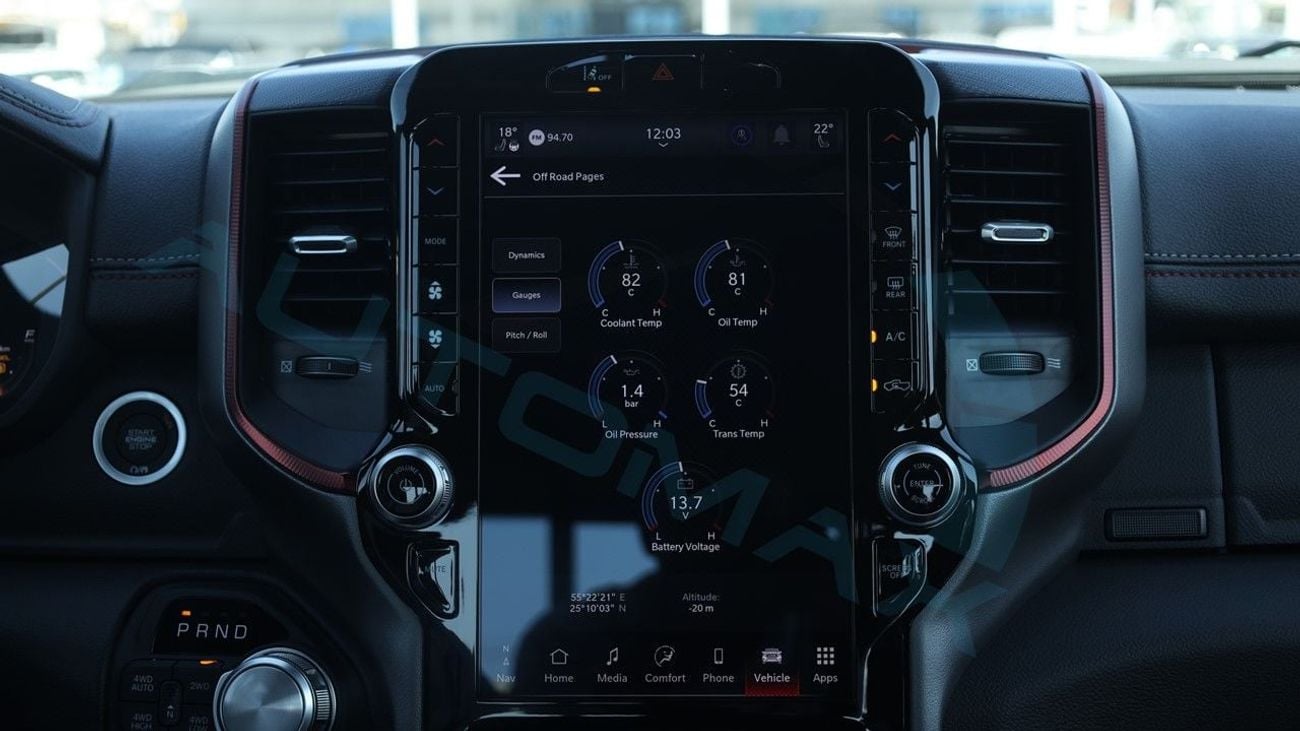 RAM 1500 (For Export , НА ЭКСПОРТ) Rebel 3.0TT Hurricane 2026 GCC Без пробега