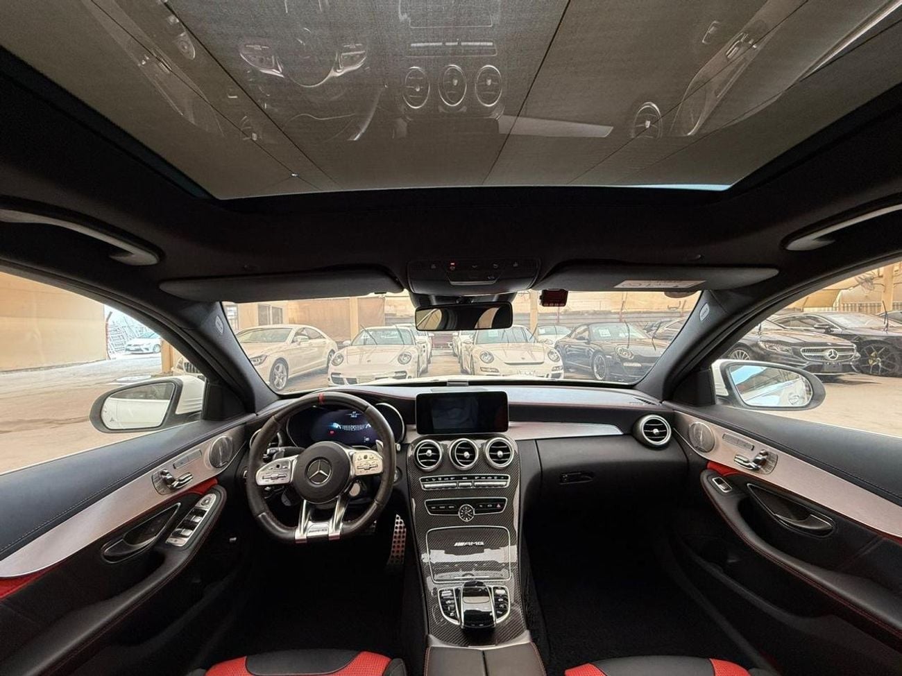 Mercedes Benz C 63 S MERCEDES AMG C CLASS C63 S  | FULL SERVICE HISTORY | AMG EXTERIOR CARBON PACKAGE | BURMESTER SOUND