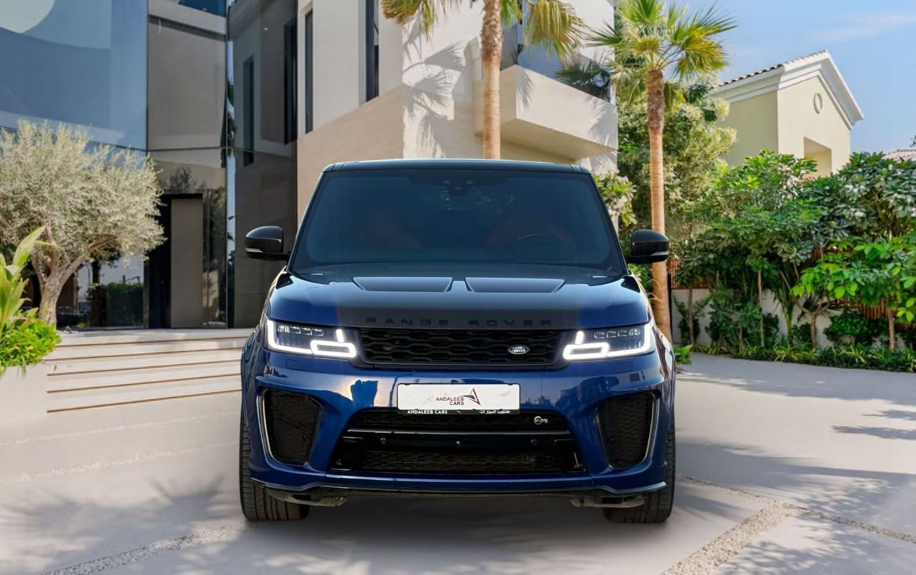 لاند روفر رينج روفر سبورت SVR Carbon Edition 5.0L V8 SUPERCHARGED A/T | 2021 | AED 3,990 per month