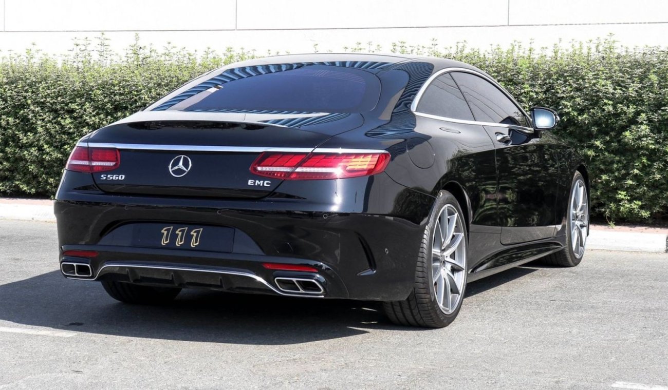 Mercedes-Benz S 560 Coupe / Warranty And Service Contract / GCC Specifications