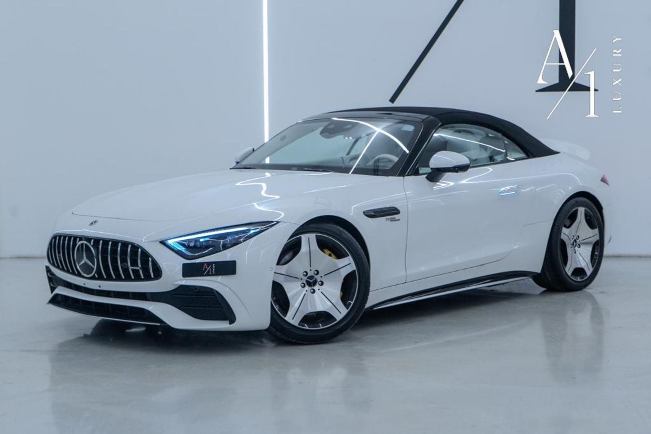 مرسيدس بنز SL 43 AMG 2023 Mercedes Benz SL43 AMG Roadster Maybach Edition, Warranty, Full Options, Very Low Kms