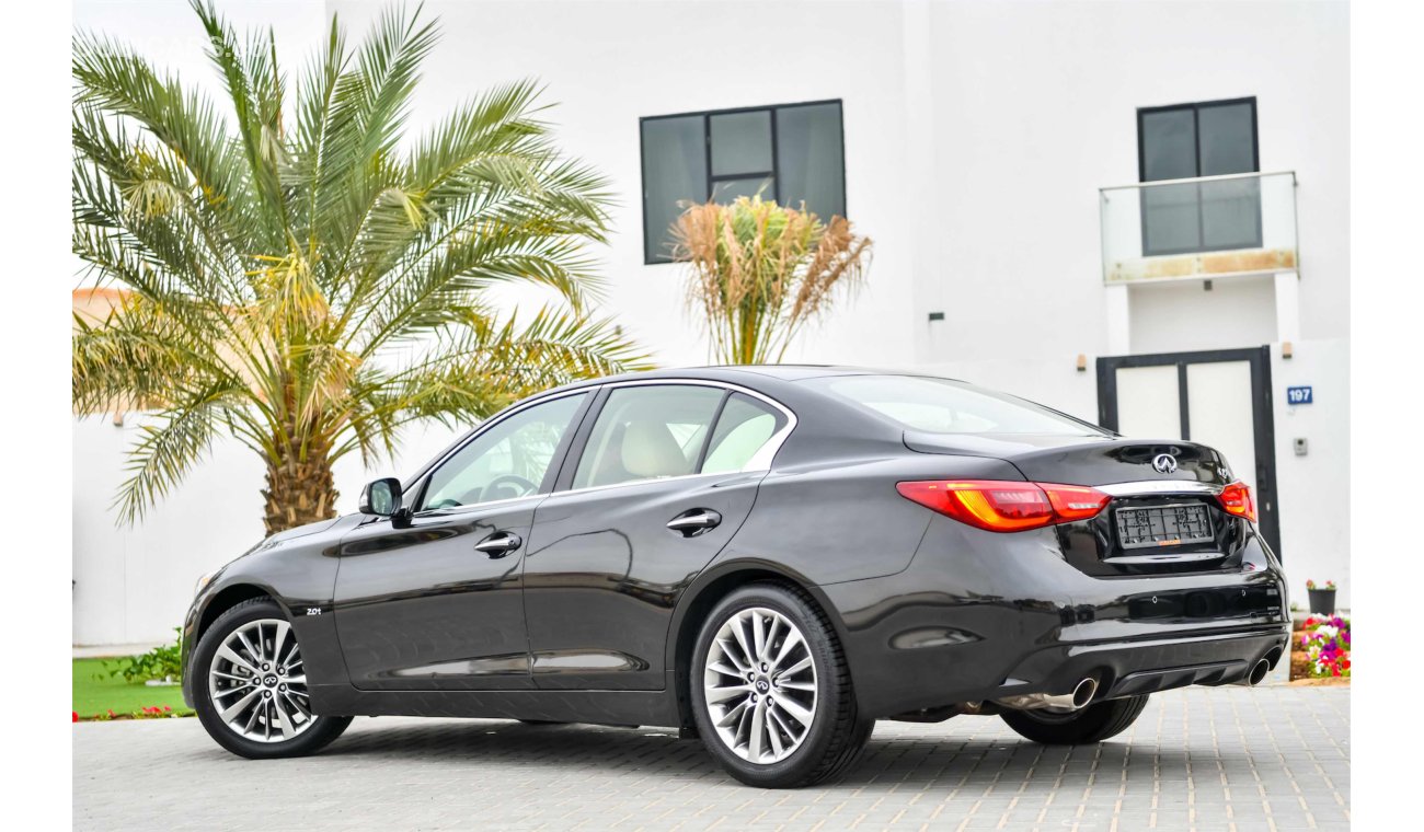 Infiniti Q50 Immaculate Inside & Out - Fully Loaded - AED 1,743 Per Month - 0% DP