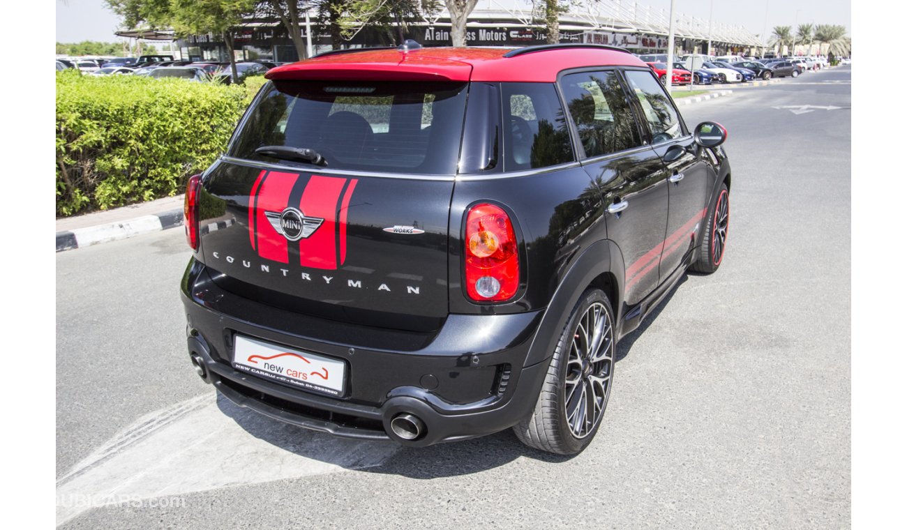 Mini John Cooper Works Countryman GCC MINI COUNTRYMAN JCW -2015 - ZERO DOWN PAYMENT - 1635 AED/UNDER WARRANTY FROM DEALER