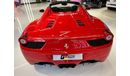 Ferrari 458 458 Spider GCC Warranty and service al Tayer
