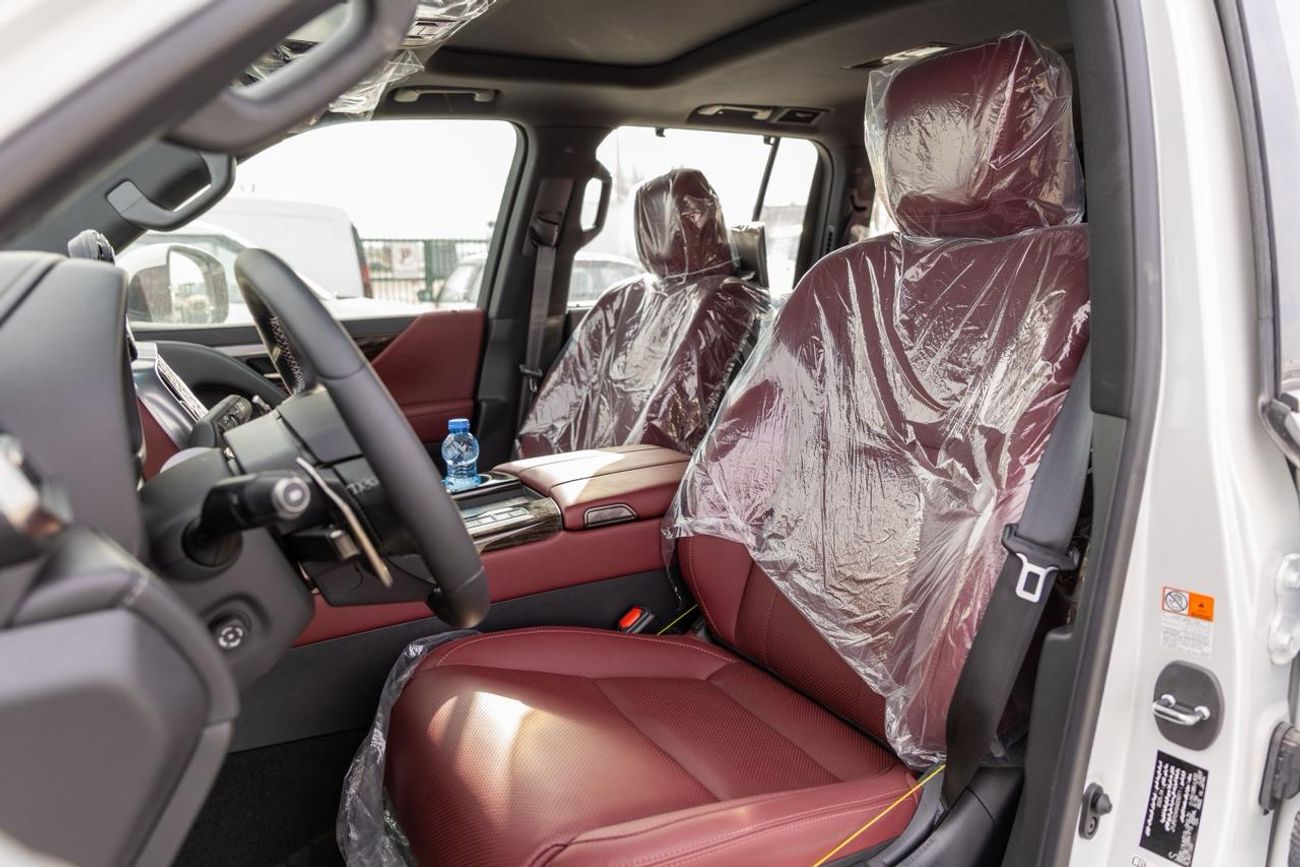 Lexus LX 700h 2025 LEXUS LX700h 3.5L TURBOSPORT HYBRID WHITE / MAROON