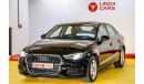 أودي A3 Audi A3 2017 GCC under Warranty with Zero Down-Payment.