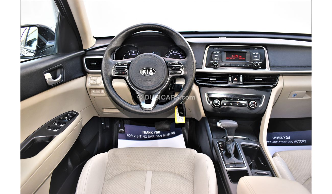 Used Kia Optima AED 1116 PM 2.0L LX GCC WARRANTY 2018 for sale in