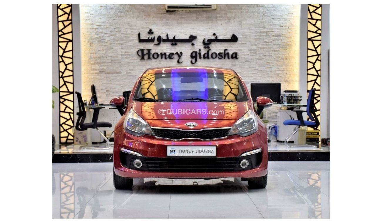 Kia Rio EXCELLENT DEAL for our KIA Rio ( 2016 Model ) in Red Color GCC Specs