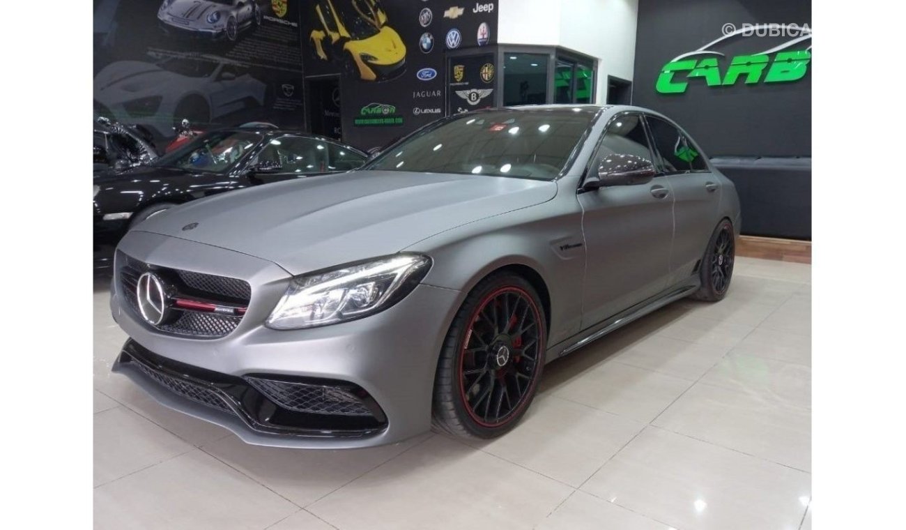 Mercedes-Benz C 63 AMG MERCEDES C63S 2015 GCC IN BEAUTIFUL SHAPE FOR 145K AED