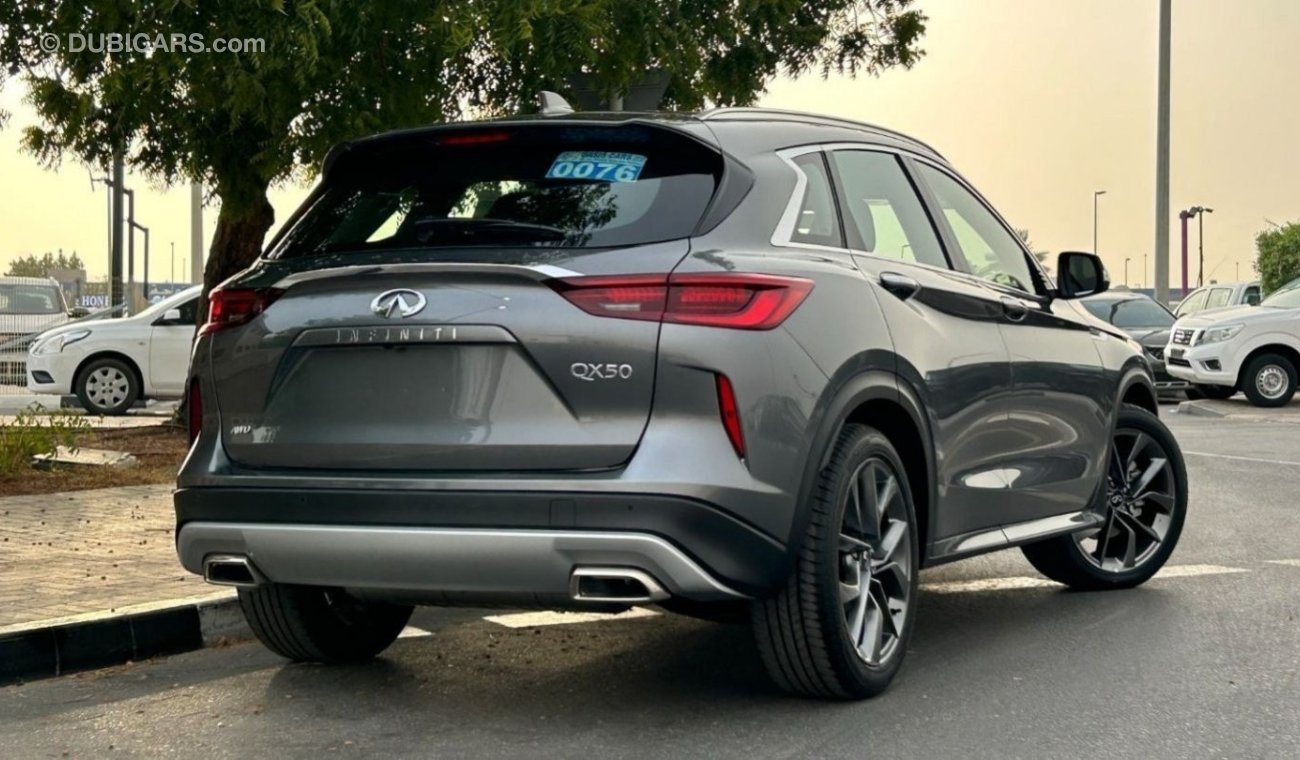 Infiniti QX50 Luxe Style AWD GCC Agency Warranty