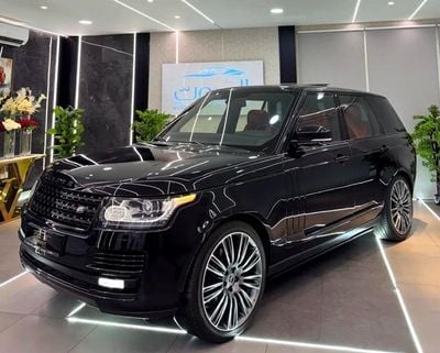 Land Rover Range Rover Supercharged 5.0L SUPERCHARGED VOGUE V8 || GCC II FULLY LOADED || CHASSIS ACCIDENT FREE || RED INTER