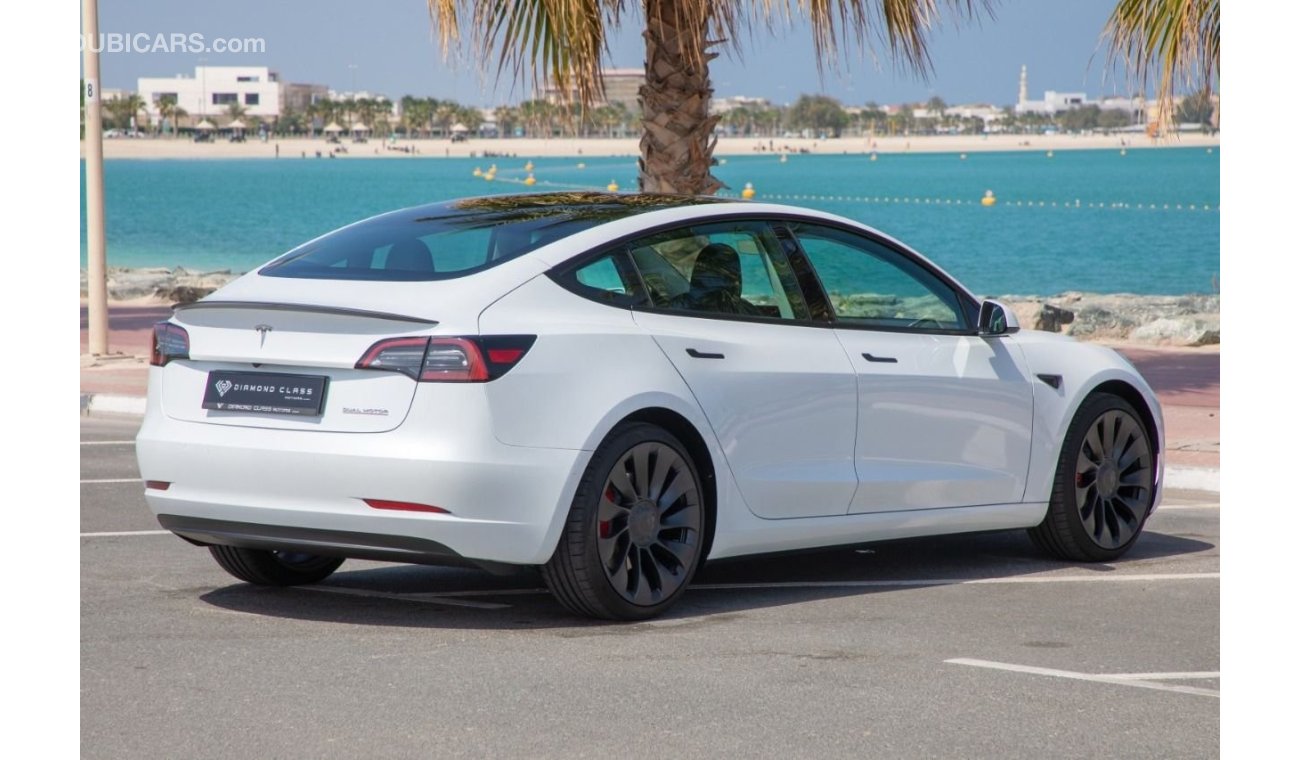 تيسلا موديل 3 Tesla Model 3 Performance   GCC 2022 14,600 KM Auto Pilot Under Warranty