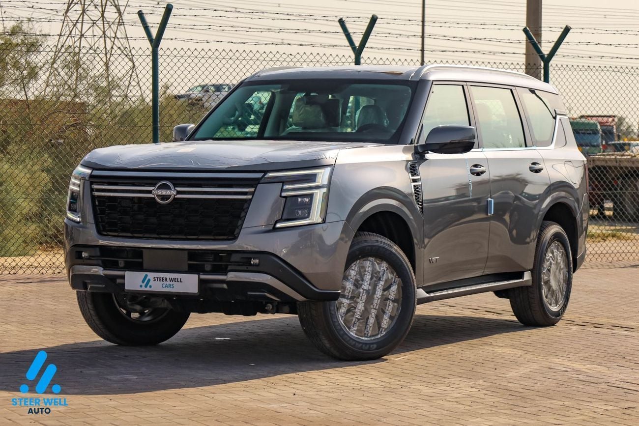 Nissan Patrol LE T2 3.5L V6 AWD 9AT 2026 | 8-Seater | Power Tailgate | 18” Alloy Wheels | Full Safety