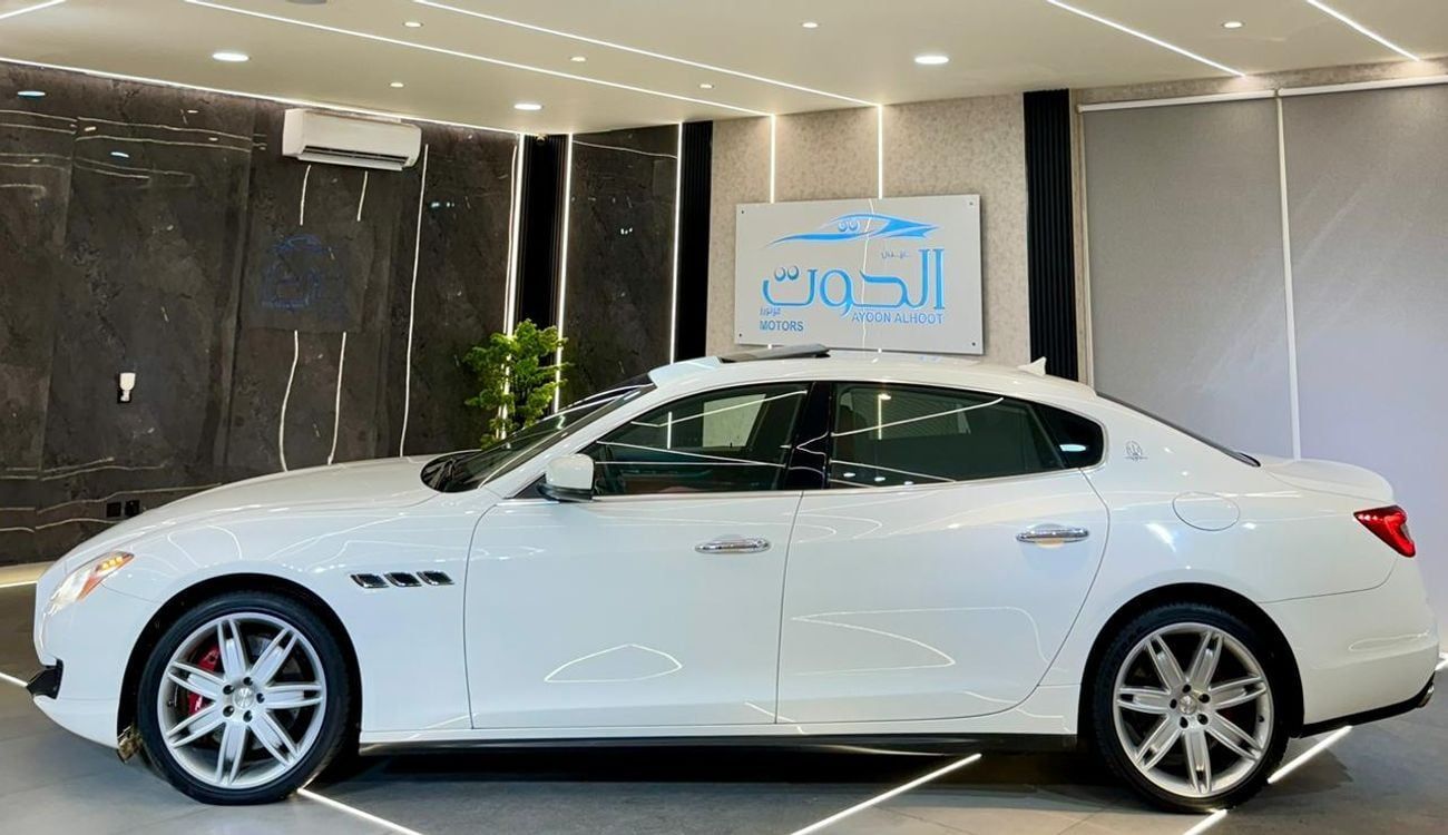 مازيراتي كواتروبورتي S Q4 3.0L (530 HP) SPECIAL MASERATI QUATTROPORTE S V6 ENGINE || GCC SPECS || ACCIDENT FREE || TOP OF