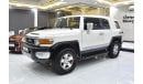 Toyota FJ Cruiser EXCELLENT DEAL for our Toyota FJ Cruiser ( 2010 Model ) in White Color GCC Specs