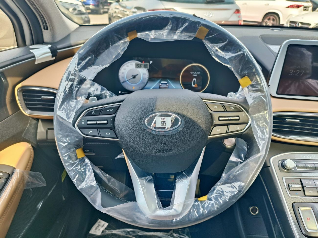 Hyundai Santa Fe LUXURY, 2.5L PETROL, DRIVER POWER SEAT, PANORAMIC ROOF, 7 STR (CODE # HSA25AF)