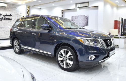 نيسان باثفايندر EXCELLENT DEAL for our Nissan Pathfinder SV 4WD ( 2013 Model ) in Blue Color GCC Specs