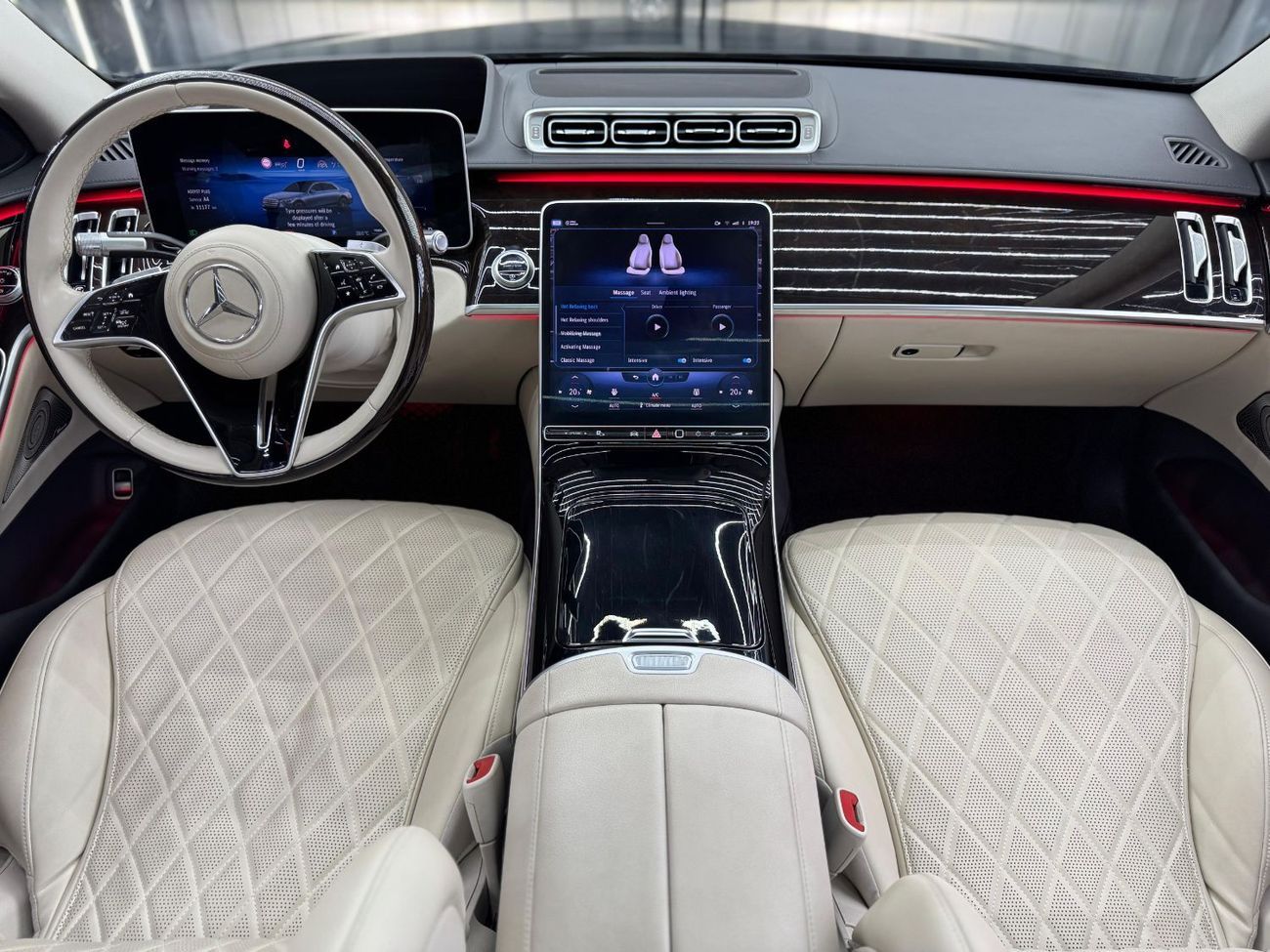 Mercedes-Benz S 500 4MATIC 3.0L 2022 Mercedes Benz S500 LWB, Warranty, Fully Loaded, Brabus Kit, Excellent Condition, 42