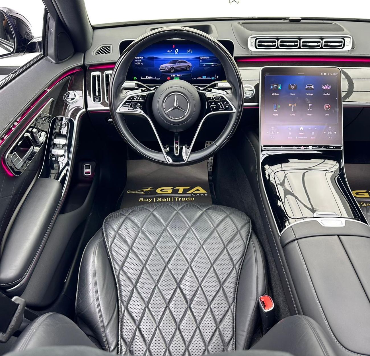 مرسيدس بنز S 500 2021 Mercedes-Benz S500 4MATIC, 1 Year Unlimited KM Warranty, Full Service History