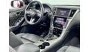 إنفينيتي Q50 ريد سبورت 400 2018 Infiniti Q50 S Red Sport, Full Rostomani History, Warranty, GCC