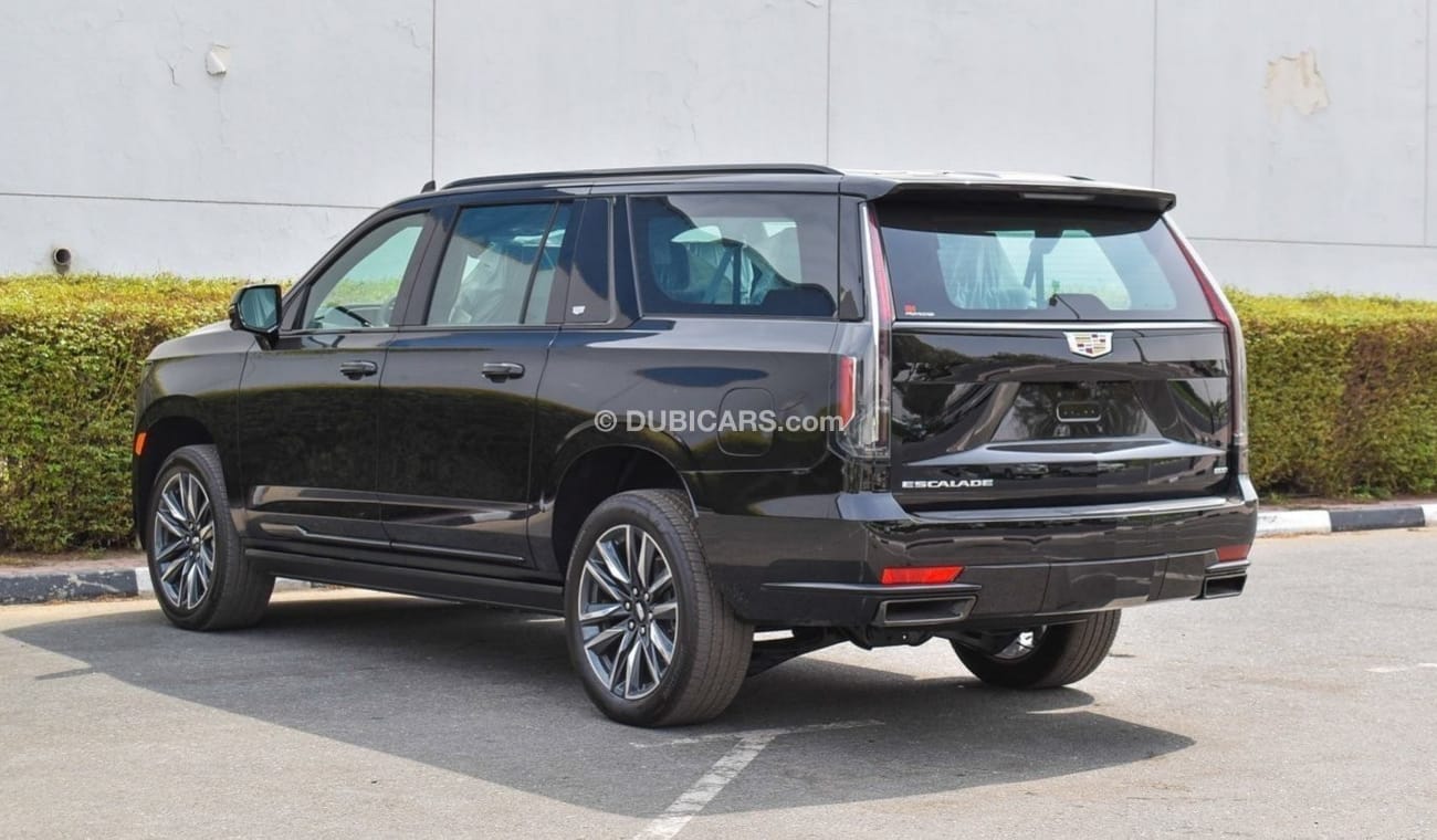 Cadillac Escalade Cadillac Escalade Sport ESV V8 4WD | Black Interior with Rear Entertainment | GCC Specs | 2023