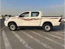 تويوتا هيلوكس 2021 TOYOTA HILUX 2.8L V4 **DIESEL** MANUAL TRANSMISSION  + POWER WINDOW + 4X4  - DOUBLE CABIN - wit